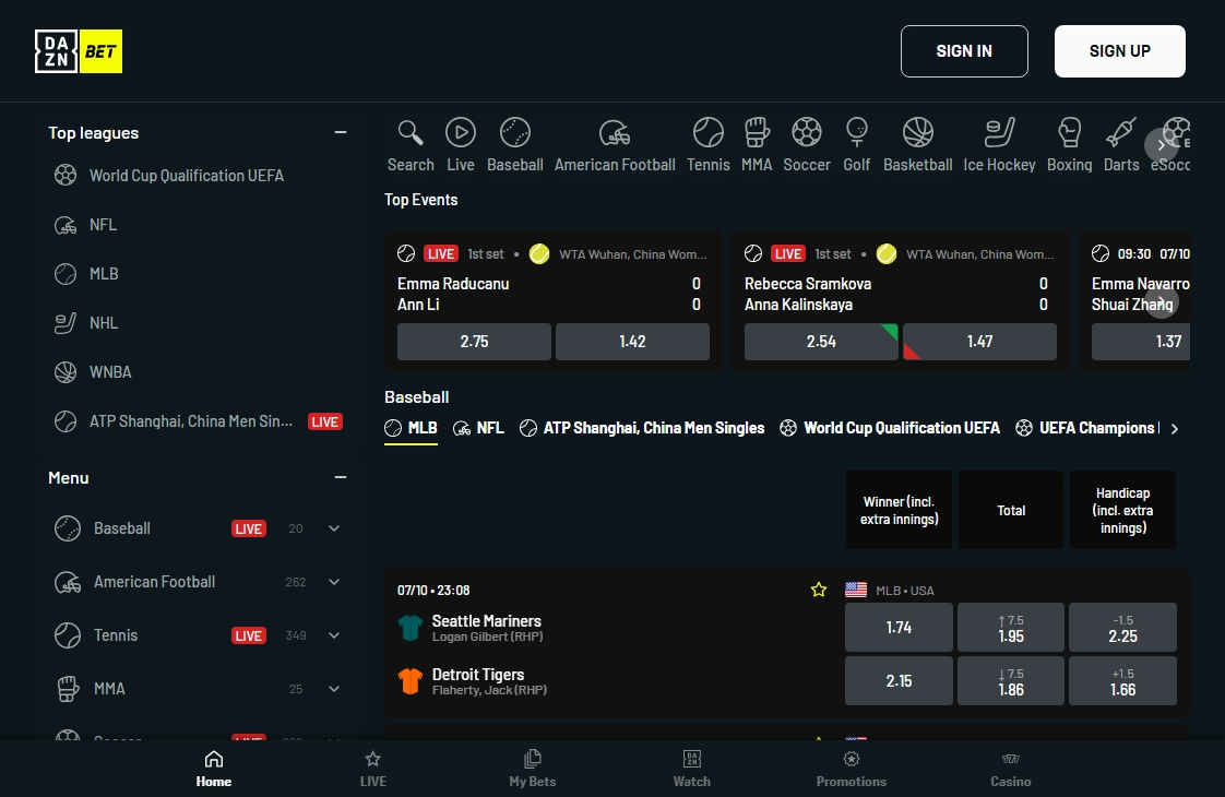 DAZN Bet Casino